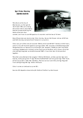 A preview of a PDF biography for Horsley, Victor